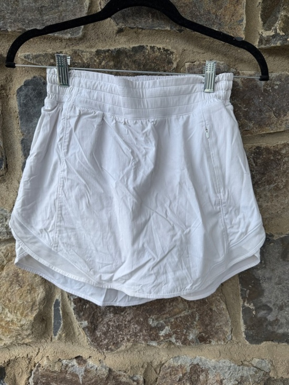 Lululemon Athletica Hotty Hot High-Rise Skirt Skort in White Size 4